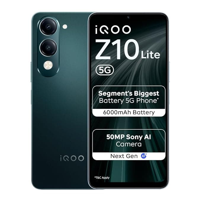 iQOO Z10 Lite 5G (4GB+64GB) — Amazon Prime Day 2026 India deal