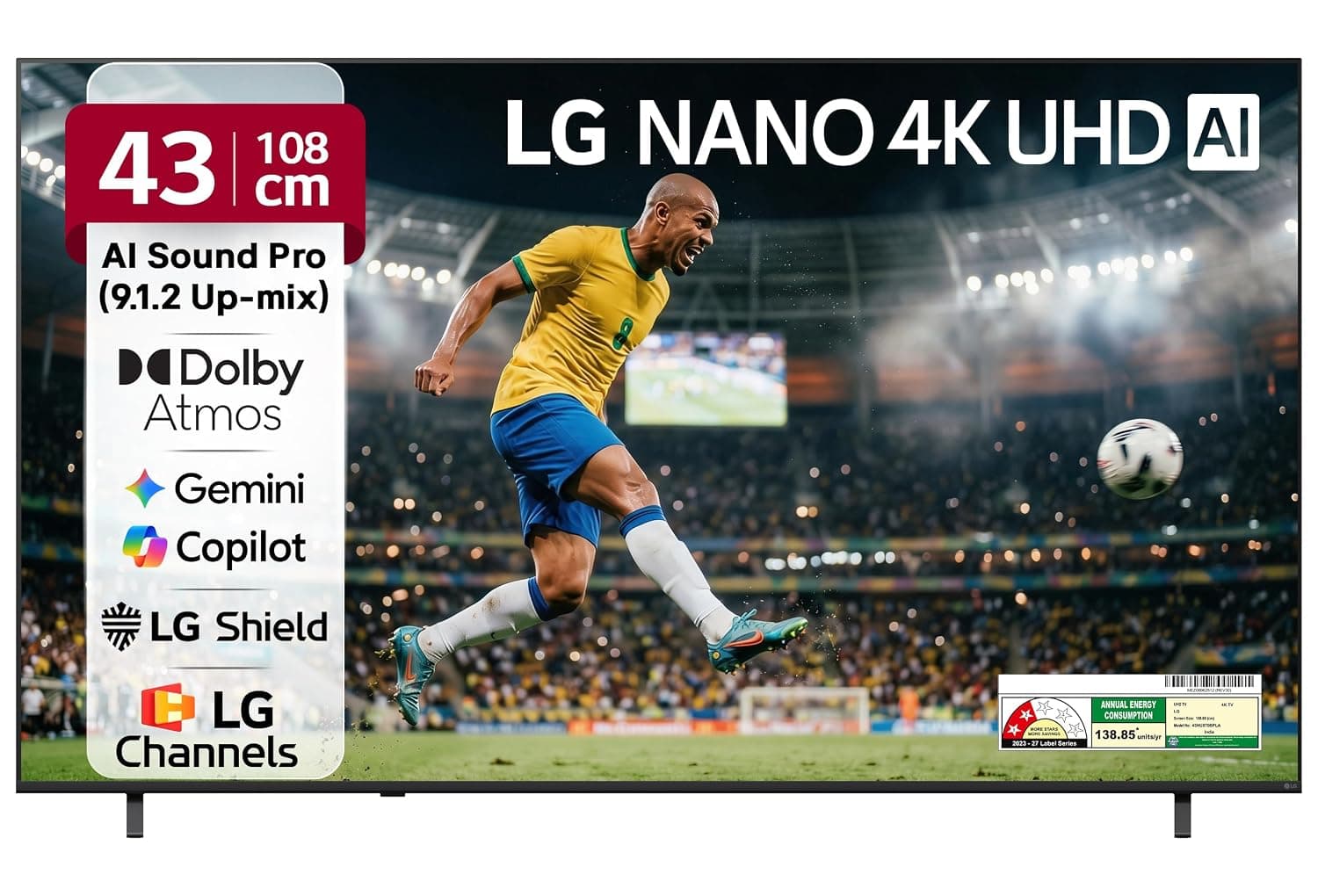 LG 4K AI Smart TV (43" / 55" / 65") — Amazon Prime Day 2026 India deal