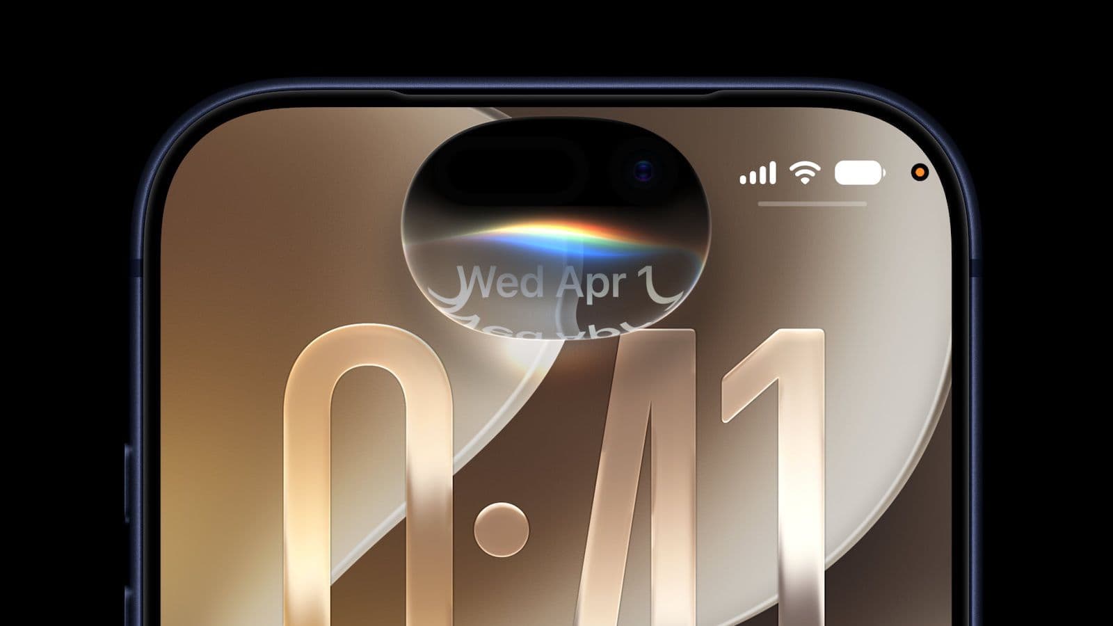 The new Siri animation glowing over the iPhone lock screen in iOS 27