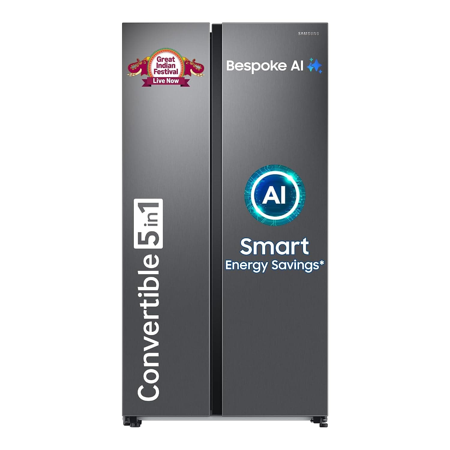 Samsung 653 L side-by-side refrigerator on Amazon India