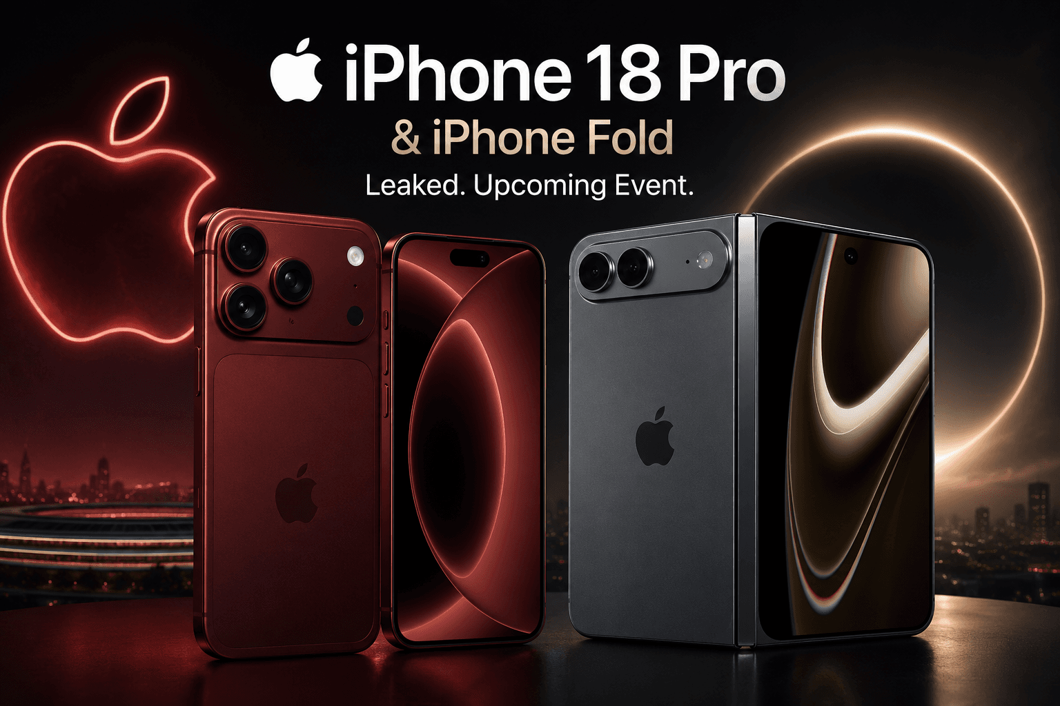 iPhone 18 Pro, iPhone 18 Pro Max and Apple's first foldable iPhone expected at the September 2026 Apple event