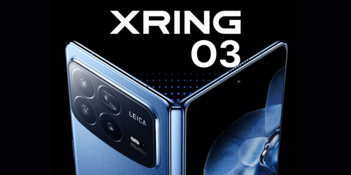 Xiaomi 18 Fold in metallic blue with Leica camera module, the first phone powered by Xring O3