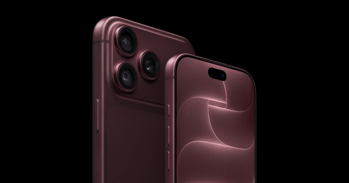 iPhone 18 Pro and iPhone 18 Pro Max in burgundy shown from the front and rear
