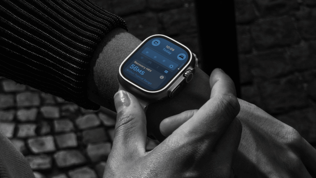 Apple Watch Ultra 4 shown in profile with its titanium case and Action button