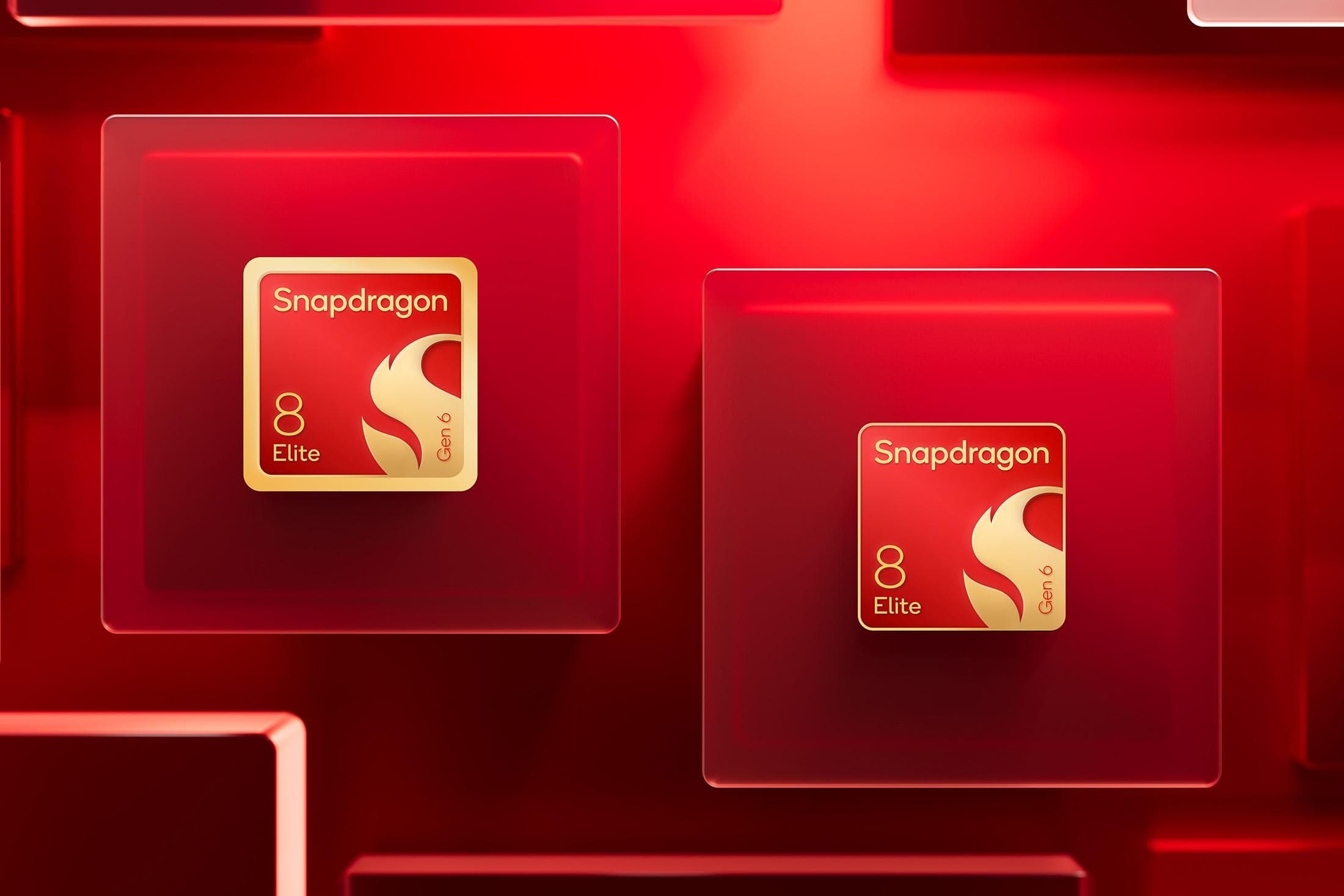 Snapdragon 8 Elite Gen 6 and Snapdragon 8 Elite Extreme Gen 6 badges side by side