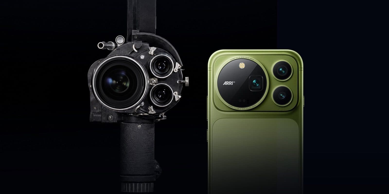 Honor Magic 9 Pro Max in Moss Green with ARRI-branded rear camera island